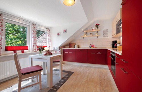 Deinste Apartment | Apartment 'Fewo Birkenallee - Rose' with Private Terrace