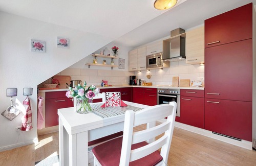 Deinste Apartment | Apartment 'Fewo Birkenallee - Rose' with Private Terrace