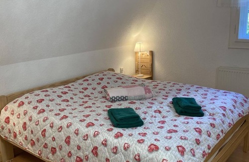 Altenberg Bed & Breakfast | Apartment/flat, shower and bath, WC, garden side - Pension ZUR 23