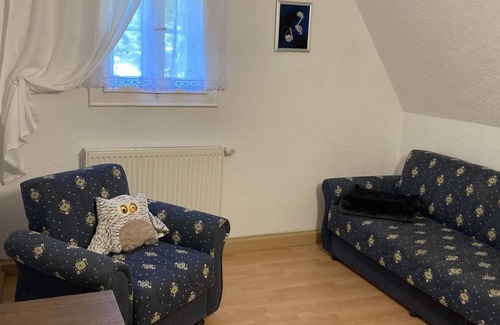 Altenberg Bed & Breakfast | Apartment/flat, shower and bath, WC, garden side - Pension ZUR 23