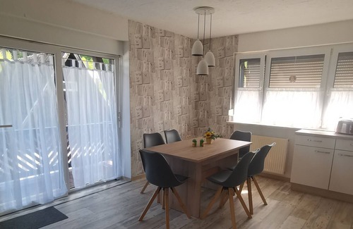 Sachsenbrunn Apartment | Apartment forest view