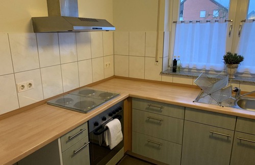 Alstatte Apartment | Apartment 'Franke' with Private Terrace and Wi-Fi