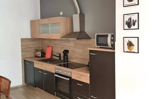 Dohna Apartment | Apartment 'Geräumige Moderne 3 Raumwohnung' with Shared Terrace and Wi-Fi