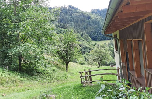 Lautenbach Apartment | Apartment 'Heimatglück 3, Maisonette, 42qm' with Shared Terrace, Balcony and Wi-Fi