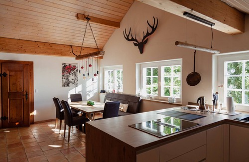 Hoechenschwand Apartment | Apartment 'Hirsch-Lounge' with Mountain View, Balcony and Wi-Fi
