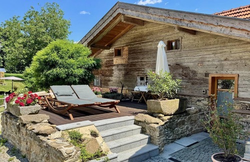 Patersdorf Apartment | Apartment Hochsitz (35 sqm) for up to 3 people with terrace and private sauna