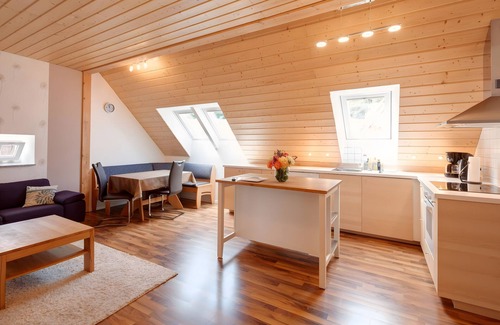 Gerabronn Apartment | Apartment 'Hof In Liebesdorf - Akelei' with Shared Garden and Wi-Fi