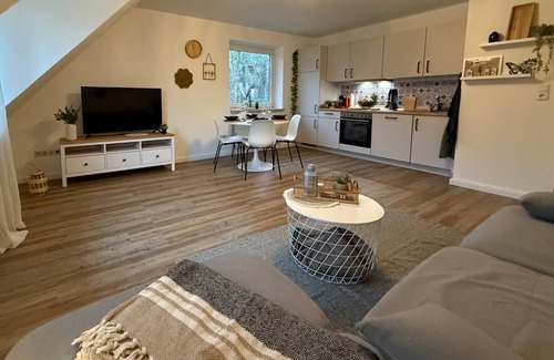 Hennstedt Apartment | Apartment 'Hygge' with Private Terrace, Private Garden and Wi-Fi