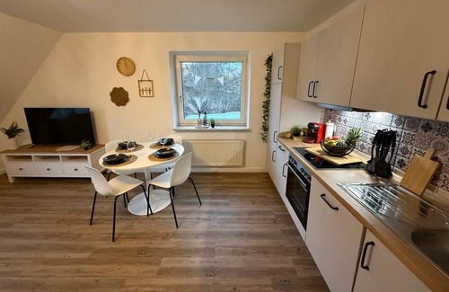 Hennstedt Apartment | Apartment 'Hygge' with Private Terrace, Private Garden and Wi-Fi