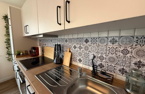 Hennstedt Apartment | Apartment 'Hygge' with Private Terrace, Private Garden and Wi-Fi