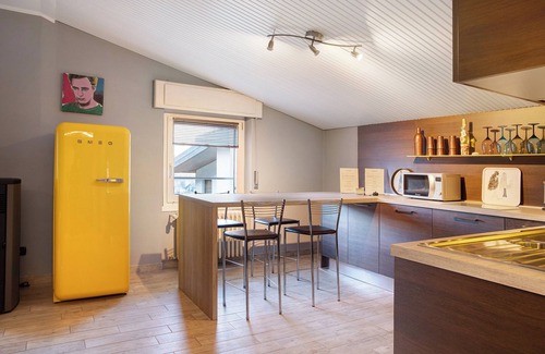 Tirano Apartment | Apartment 'Il Castellaccio - Tirano' with Mountain View and Wi-Fi