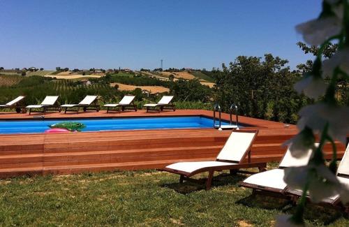 Gemmano Apartment | Apartment in a winery in the countryside with pool and breathtaking view