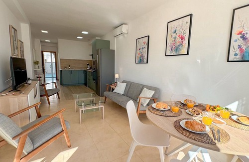 Chimenea Apartment | Apartment "In Balcón de Frigiliana" with Sea View, Shared Pool & Wi-Fi