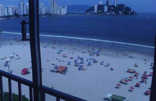 Sao Vicente Apartment | Apartment in front of the beach in São Vicente! Spectacular view !