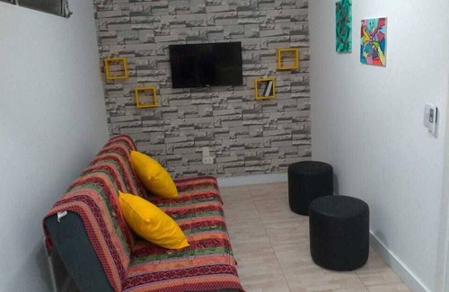 Sao Vicente Apartment | Apartment in Gonzaguinha 100 meters from the beach