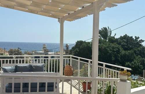 Lentas Apartment | Apartment in Lentas with sea view and garden