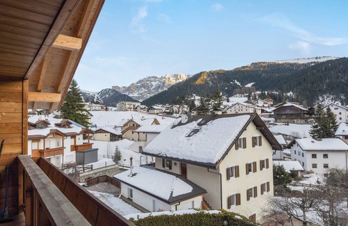 Santa Cristina Val Gardena Apartment | Apartment "Julia - Haus Ivo" Close to Cable Cars with Mountain View
