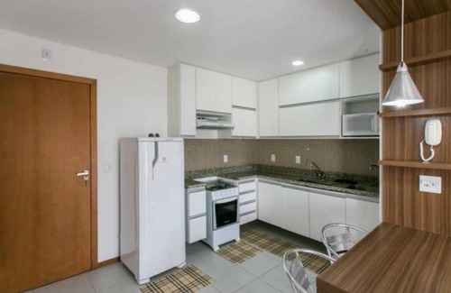 Praia de Itaparica House | Apartment kitchen in front of Itaparica Beach