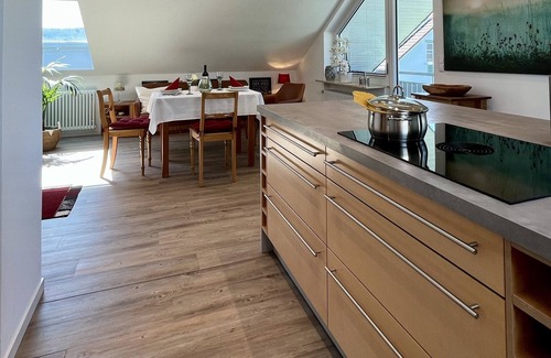 Ohningen Apartment | Apartment 'Klosterblick' with Balcony and Wi-Fi