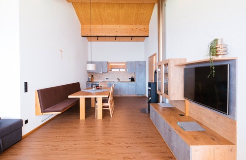 Fontanella Apartment | Apartment 'Konzett Top 3' with Mountain View, Shared Terrace and Wi-Fi