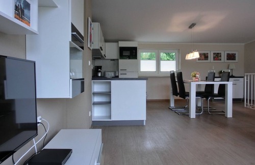 Gelbensande Apartment | Apartment KWF 2b OG - 3-room apartment with 2 bedrooms for 6 people with WLAN