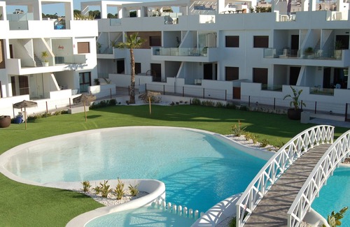 Los Balcones Apartment | Apartment 'Laguna Resort' with Lake View, Wi-Fi and Air Conditioning