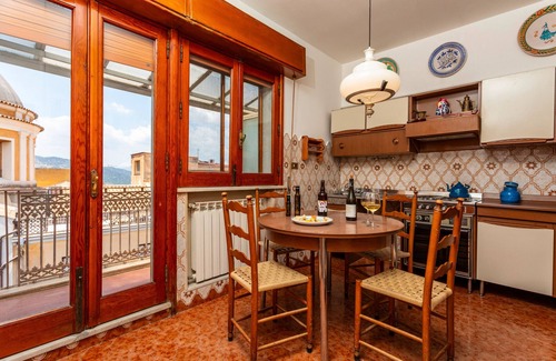 Bronte Apartment | Apartment 'Le Logge House - Bronte' with Mountain View, Private Terrace and Air Conditioning