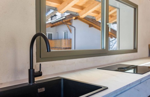 Santa Maddalena Apartment | Apartment 'Lena Dolomites Luxury Suite' with Mountain View, Private Terrace and Sauna