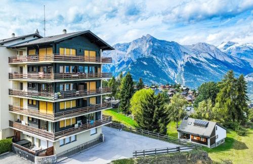 Saint-Pierre-de-Clages Apartment | Apartment Les Arolles A1 by Interhome