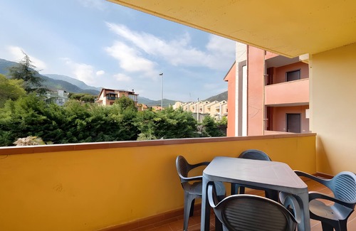 Loano Apartment | Apartment "Loano2 - Bilo Terra - Villaggio"; private garden, shared pools and Wi-Fi