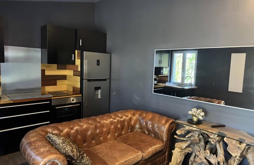 Caderousse Apartment | Apartment 'Love Room - Rhôna' with Wi-Fi and Air Conditioning
