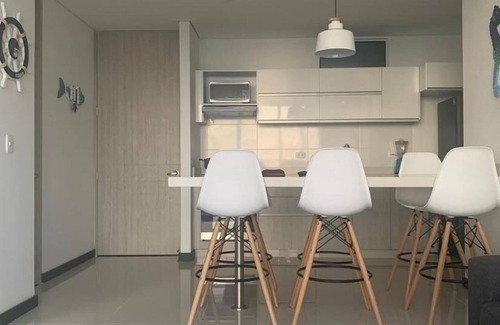 Santa Marta Apartment | Apartment Luxury+Sauna+Gym+AC+WiFi+Sea View@ Santa Marta