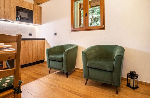 Pejo Apartment | Apartment 'Maso Rapunzel' with Mountain View, Private Garden and Wi-Fi