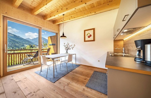 San Pancrazio Apartment | Apartment 'Mayrhof in the Cherry Garden' with Mountain View & Balcony