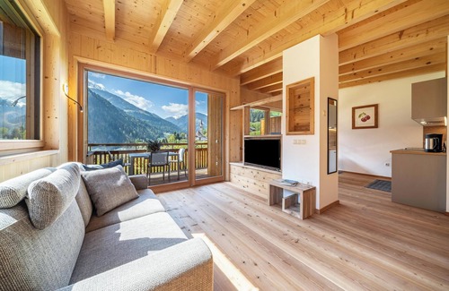 San Pancrazio Apartment | Apartment 'Mayrhof in the Cherry Garden' with Mountain View & Balcony
