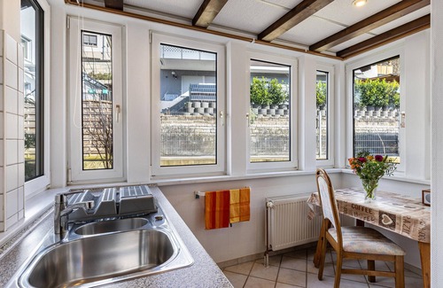 Bad Urach Apartment | Apartment 'Michelskäppele' with Mountain View, Shared Terrace and Wi-Fi