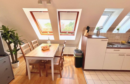 Wurzen Apartment | Apartment-Modern-Private Bathroom-City view-Am Jacobsweg Wohnung 2
