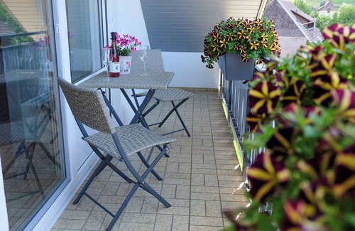 Untermunstertal Apartment | Apartment 'Mühlefelsen, Typ B' with Mountain View, Balcony and Wi-Fi