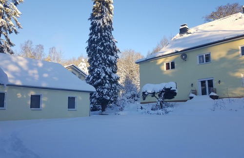 Bad Sachsa Apartment | Apartment near the forest with a large garden with playground and fire pit