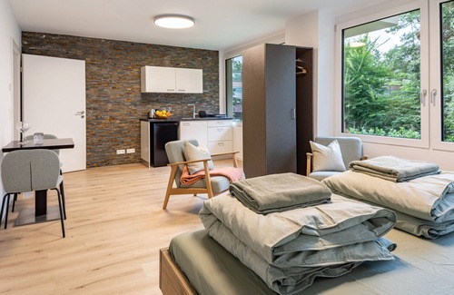 Bad Krozingen Apartment | Apartment 'Neumagen' with Shared Garden and Wi-Fi