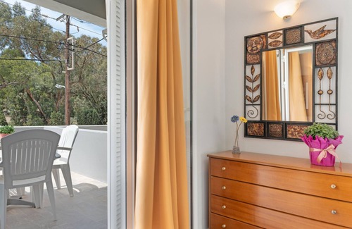 Panormos Apartment | Apartment 'No 10' with Shared Pool, Wi-Fi and Air Conditioning