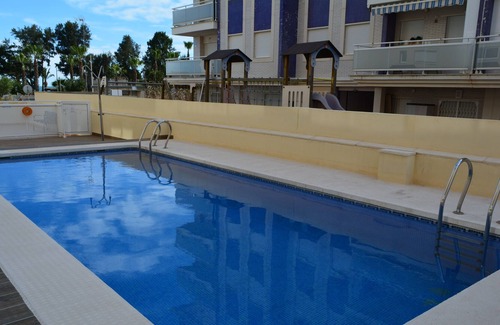 Chilches House | Apartment on the beach with pool, terrace and garage