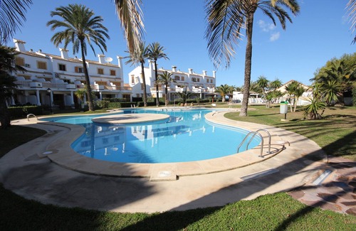 Almadrava Beach Apartment | Apartment on the sea with wifi, 2 bedrooms, 2 air conditioning, 2 pools, mountain and sea views
