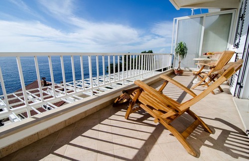 Gorica Apartment | Apartment Paco - Three-Bedroom Apartment with Balcony and Sea View