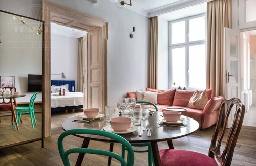 Stradom Apartment | Apartment Pink Velvet with sauna and bathtub