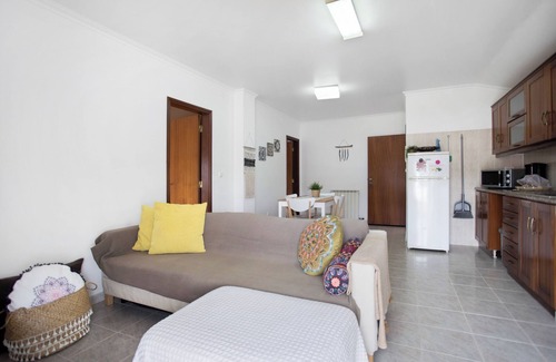 Ribamar Apartment | Apartment 'Porto Dinheiro Beach 1' with Mountain View, Shared Pool and Wi-Fi