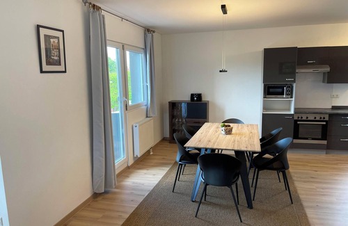 Volkach Apartment | Apartment Promedklinik 1 near the River Main with with offer of wellness massages on site