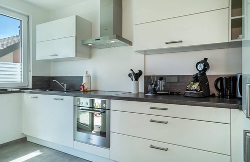 Schnetzenhausen Apartment | Apartment "Residenz 1" with Panoramic Mountain View, Covered Terrace & Wi-Fi