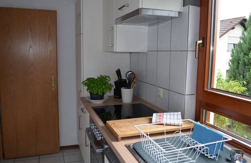 Durbheim Apartment | Apartment 'Rieth' with Mountain View, Private Terrace and Wi-Fi