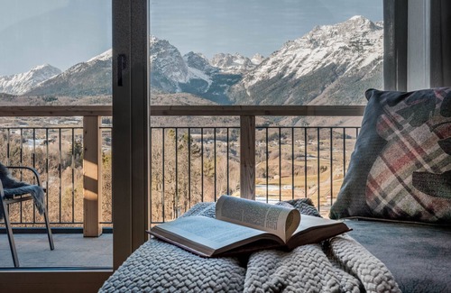 Cavedago Apartment | Apartment 'Rododendro' with Mountain View, Wi-Fi and Air Conditioning